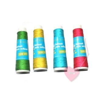 hatnut Safe reflect - floureszierendes Beilaufgarn FARBIG 100m