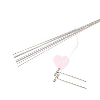 KnitPro - Set Lace Spanndrähte und T- Nadeln