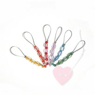 Handgefertigte Maschenmarkierer Spectral 6er-Set