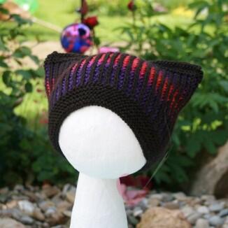 Strickanleitung Kunterbunte Pixie-Mütze