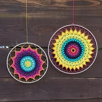 Metalring beschichtet weiß - Rund