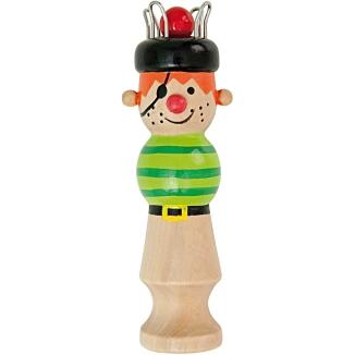 Strickliesel aus lackiertem Holz PIRAT ONNO