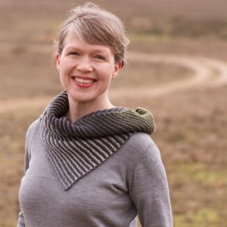 strickmich! Anleitung - Wood Warbler Cowl von Martina Behm