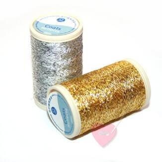 Coats Reflecta 100m Beilauffaden zum Sticken und Häkeln