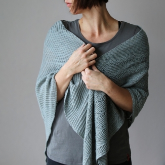 Rosy Green Wool Anleitung - Tuch Glückauf von Melanie Berg