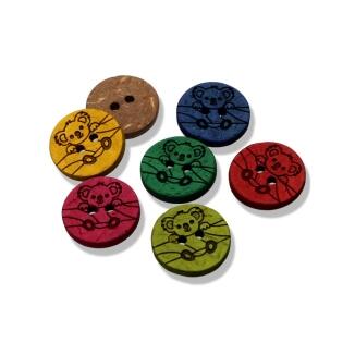 Kokosknopf 15mm Koala