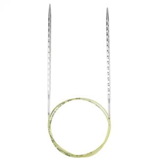 SquareDance Feinstricknadel - Rundstricknadeln 80cm mit SOS-Seil