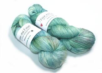 FuF Handdyed-Edition - Schimmernde Merino handgefärbt 100g