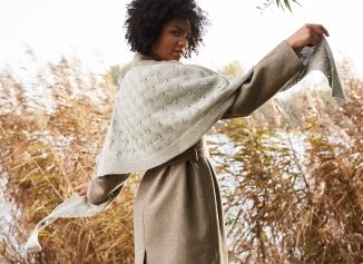 Rosy Green Wool Anleitung - Tuch Amrum