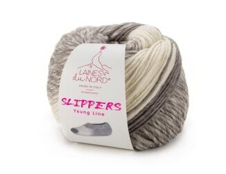 Laines du Nord Slippers Melange 200g
