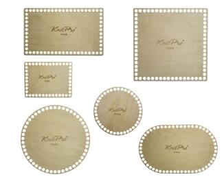 Knit Pro Taschenboden aus Holz in verschiedenen Größen