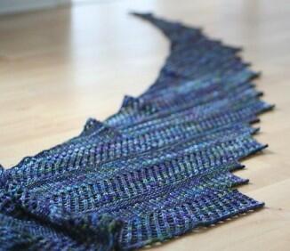 strickmich! Anleitung - Brickless Tuch von Martina Behm