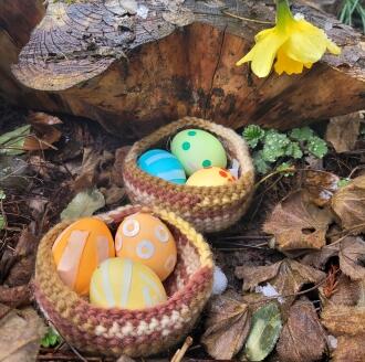 eBook Häkelanleitung für Osternester und Geschenkkörbchen