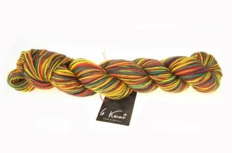 Schoppel Wolle Cat Print Hand-dye Collection 6 Karat Farbe: 4 Freunde