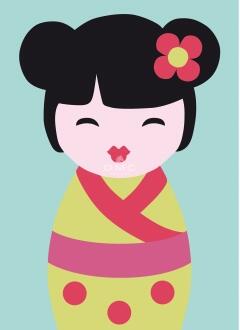 DMC Kids Stickset La Kokeshi