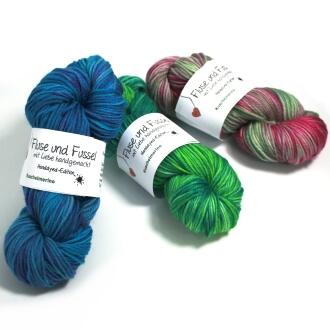 FuF Handdyed-Edition - Kuschelmerino handgefärbt 100g