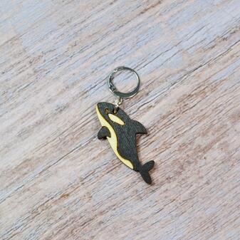 Handgefertigter Maschenmarkierer - Orca