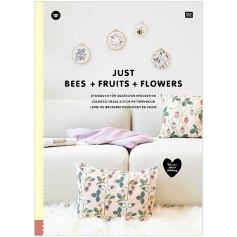 Rico Design Stickbuch 181 - Bees + Fruits + Flowers