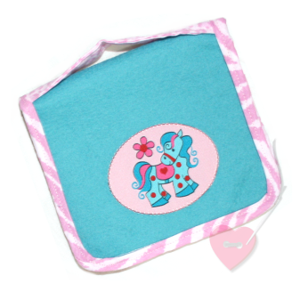 Minibuchtasche Pony Lou für die Bücher zum mitnehmen in türkis