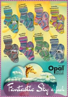 Opal Sockenwolle Fantastic SKY 150g 6-fach Sockengarn