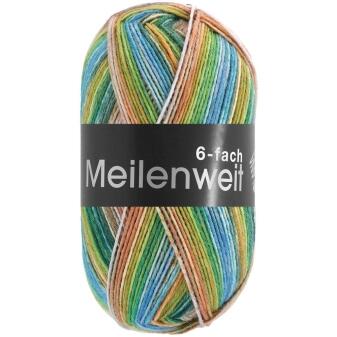 Lana Grossa Meilenweit 150 COSIMA- 6fach Sockenwolle 150g