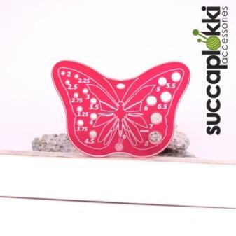 Succaplokki "Helena" handgefertigtes Nadelmaß Schmetterling