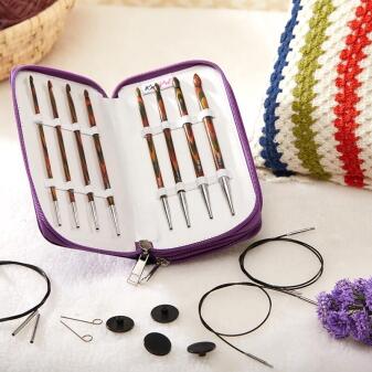 Knit Pro Symfonie Holz Tunesische Häkelnadeln Set