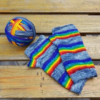 Strickanleitung Stulpen Handsocke