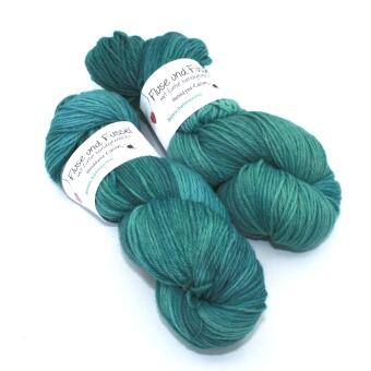FuF Handdyed-Edition - Streichelmerino handgefärbt 100g Farbe: Atlantiksommer