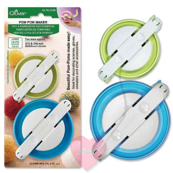 Clover Pom-Pom Maker - verschiedene Größen