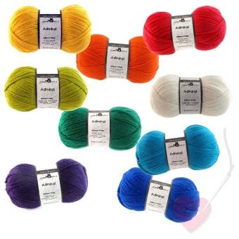 Schoppel Wolle Admiral 4-fach Uni 100g Sockengarn