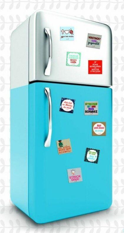 strickimicki - Kühlschrankmagnete mit flotten Sprüchen für Kühlschrank und Magnetwand