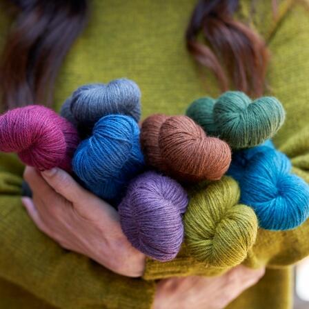 WYS Bluefaced Leicester FLEECE DK - Color Collection 100g