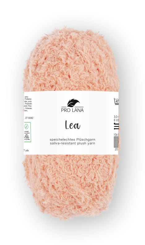 Pro Lana Lea Teddygarn 25g Farbe: 023 Lachs