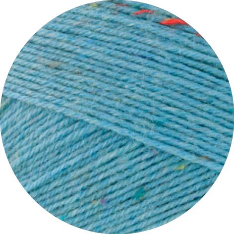 Lana Grossa Meilenweit 100 Tweed 100g Sockengarn Farbe: 181 Hellpetrol