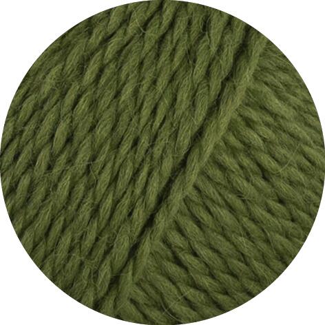 Lana Grossa Natural Lama Chunky 50g Farbe: 019 Olivgrün
