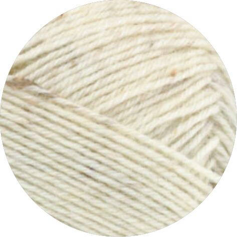 Lana Grossa Meilenweit 100 Tweed 100g Sockengarn Farbe: 106 Natur