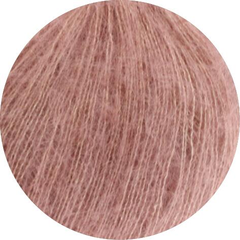 Lana Grossa Silkhair - Mohair mit Seide Farbe: 074 rosenholz