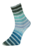 Woolly Hugs Paint Socks Modellbeispiel Farbe: 201 blau/türkis