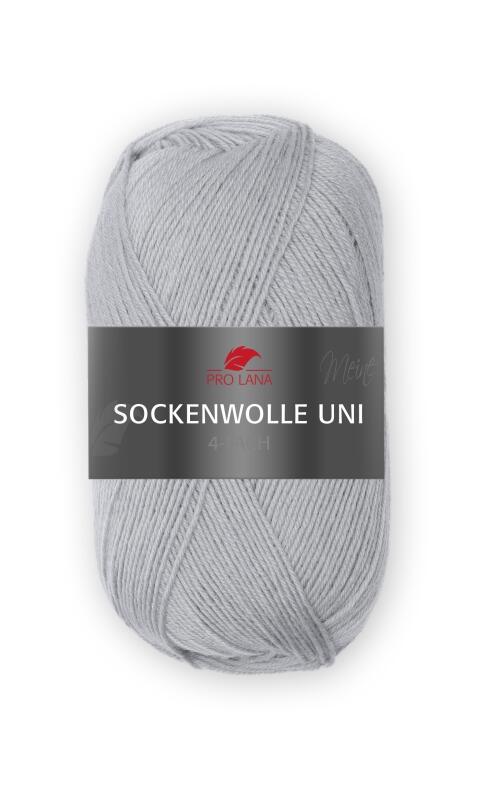 Pro Lana Sockenwolle Tracht 100g 4-fach Sockengarn Farbe: 433 Hellgrau