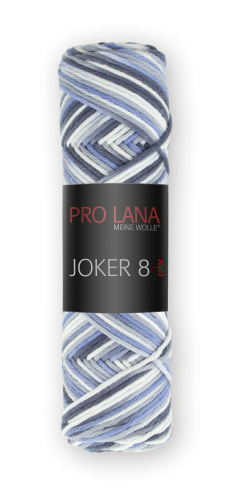 Joker 8 color mehrfarbiges Häkelgarn aus reiner Baumwolle NM14/8 Farbe: 542
