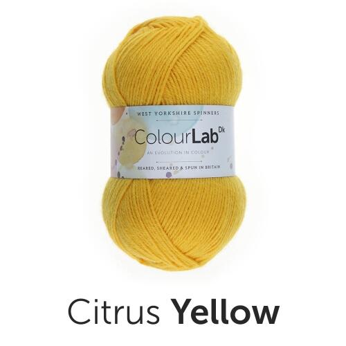 West Yorkshire Spinners ColourLab DK Unis Farbe: 229 citrus yellow