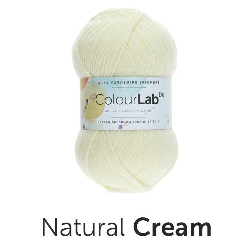 West Yorkshire Spinners ColourLab DK Unis Farbe: 010 natural cream