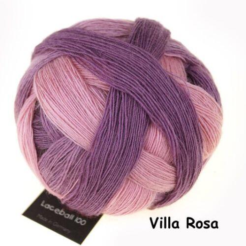 Schoppel Lace-Ball 100 - Lacegarn aus 100% Schurwolle vom Merinoschaf Farbe: Villa Rosa