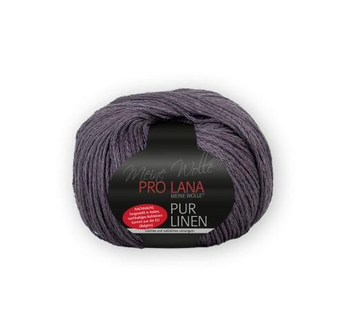 Pro Lana Pur Linen - Leinenbändchengarn Farbe: 49 aubergine