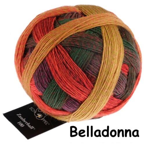 Schoppel Wolle Zauberball® 100 aus 100% Merino Schurwolle Farbe: Belladonna