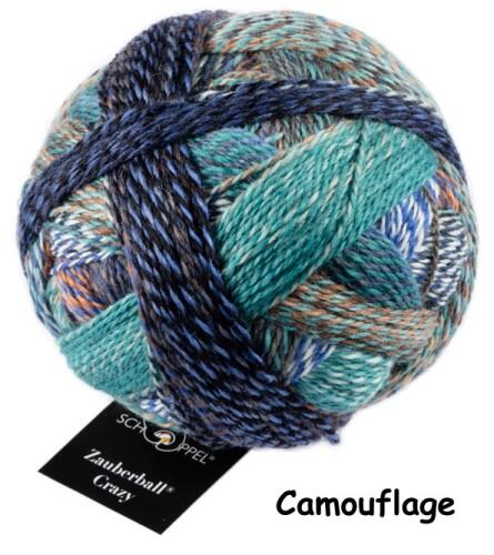 Schoppel Wolle Zauberball® Crazy 4fach Farbe: Camouflage