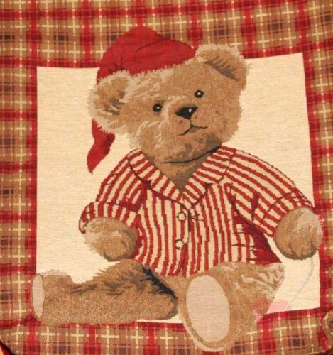 Handgenähte Tragetasche "Teddy ist Müde " Detailbild
