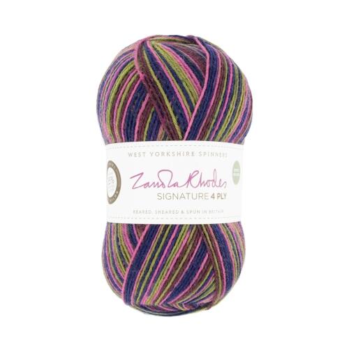WYS Signature 4ply  "Zandra Rhodes "-Collection Bluebell Mist
