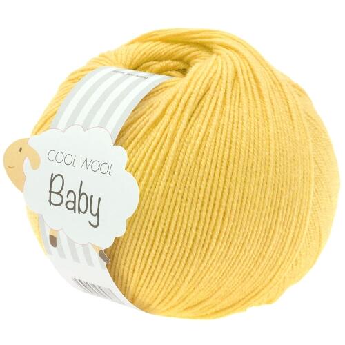 Lana Grossa Cool Wool Baby - extrafeines Merinogarn Farbe: 273 gelb